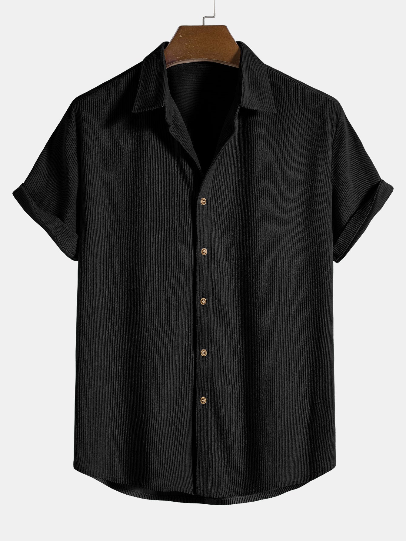 Camicia a maniche corta abbottonatura