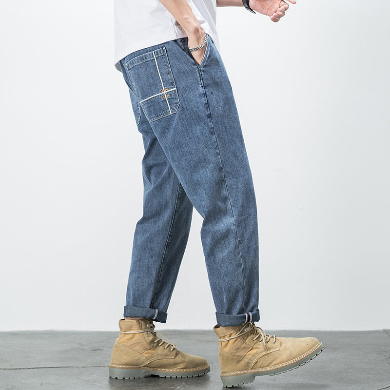 Ikki - Pantaloni in denim comfort